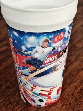 McDonald's FIFA David Beckham 20oz Collectable Cup NWOT